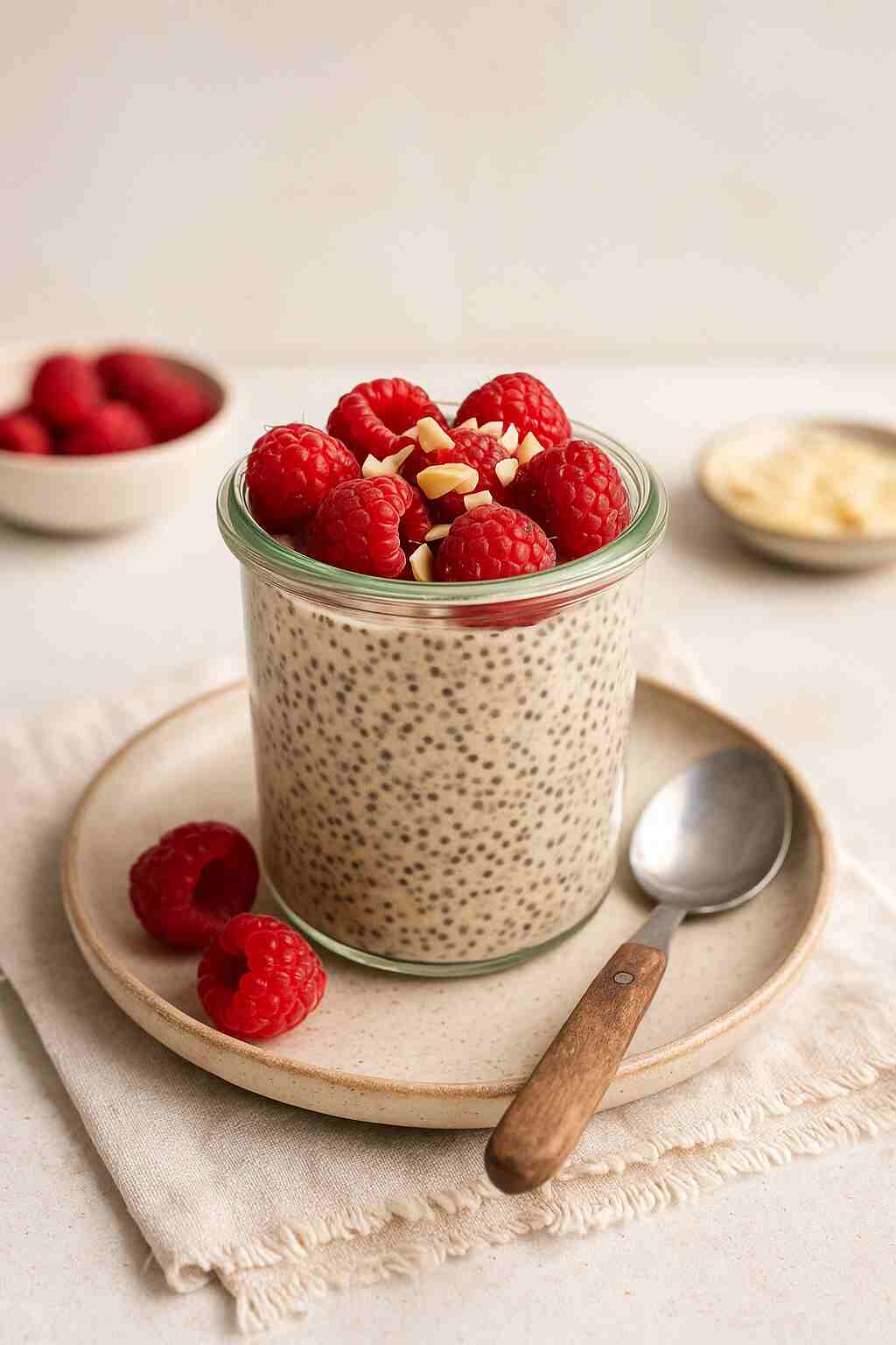 Chia pudding zelfgemaakt